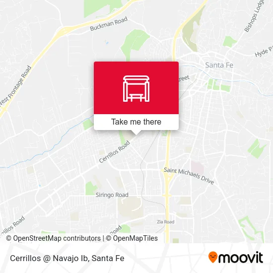 Mapa de Cerrillos @ Navajo Ib