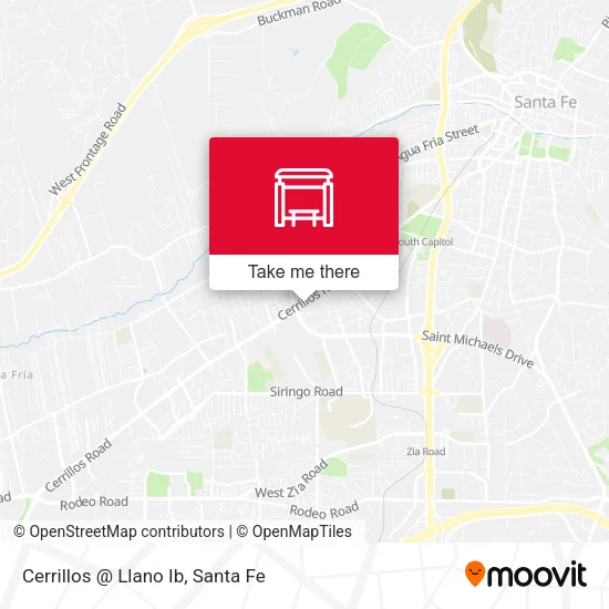 Mapa de Cerrillos @ Llano Ib