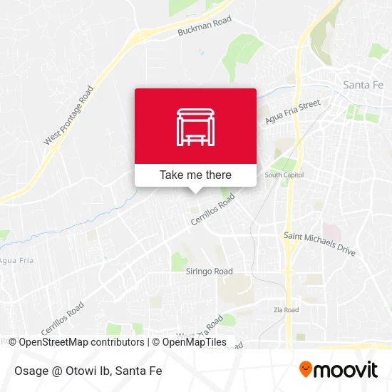 Mapa de Osage @ Otowi Ib