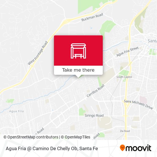 Agua Fria @ Camino De Chelly Ob map