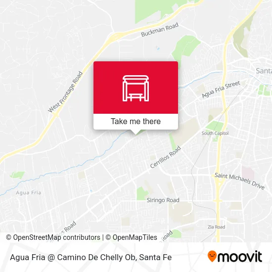 Mapa de Agua Fria @ Camino De Chelly Ob