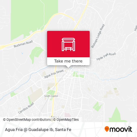 Agua Fria @ Guadalupe Ib map