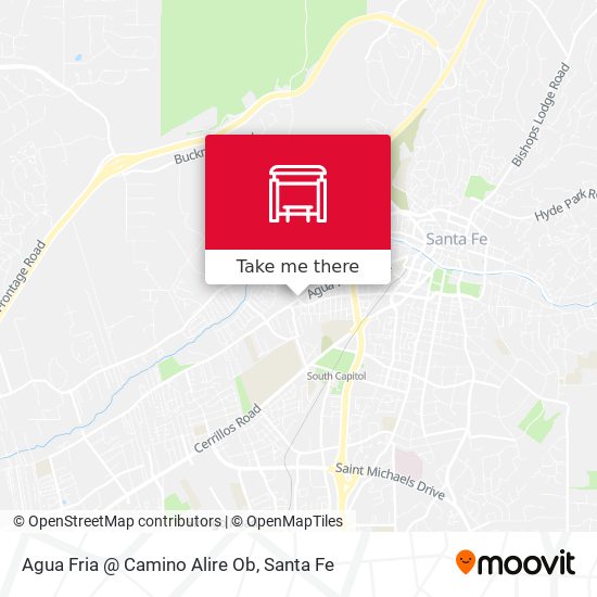 Mapa de Agua Fria @ Camino Alire Ob