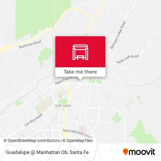 Guadalupe @ Manhattan Ob map