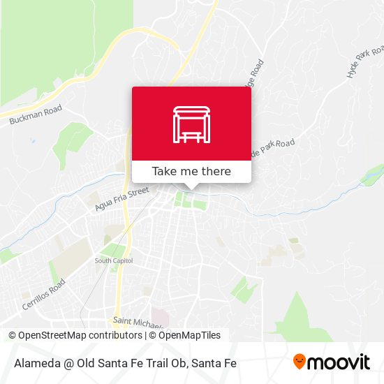 Mapa de Alameda @ Old Santa Fe Trail Ob