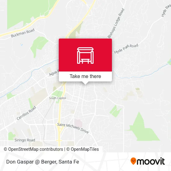 Don Gaspar @ Berger map