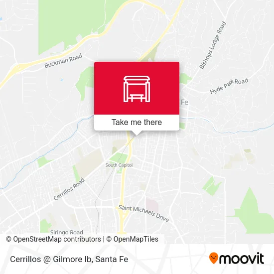 Cerrillos @ Gilmore Ib map