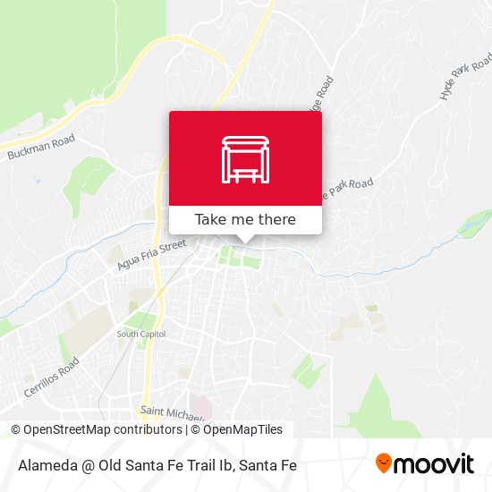 Mapa de Alameda @ Old Santa Fe Trail Ib