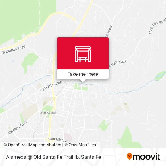 Alameda @ Old Santa Fe Trail Ib map