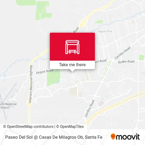 Paseo Del Sol @ Casas De Milagros Ob map