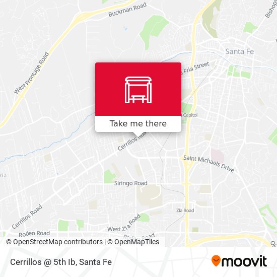 Cerrillos @ 5th Ib map