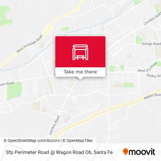 Sfp Perimeter Road @ Wagon Road Ob map