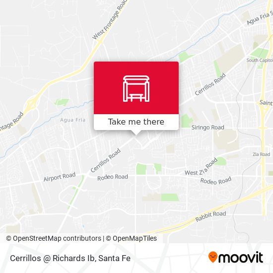 Cerrillos @ Richards Ib map