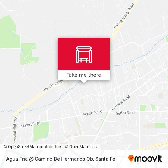 Agua Fria @ Camino De Hermanos Ob map