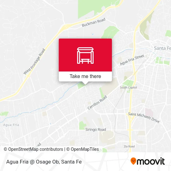 Mapa de Agua Fria @ Osage Ob