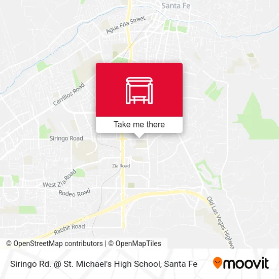 Siringo Rd. @ St. Michael's High School map