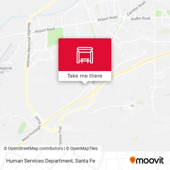 Human Services Department map