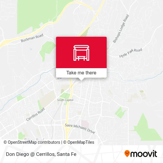 Don Diego @ Cerrillos map