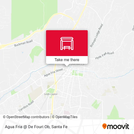 Mapa de Agua Fria @ De Fouri Ob