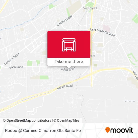 Rodeo @ Camino Cimarron Ob map