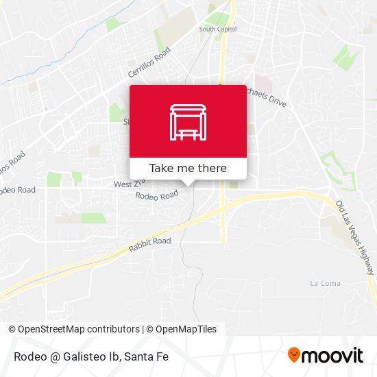 Rodeo @ Galisteo Ib map