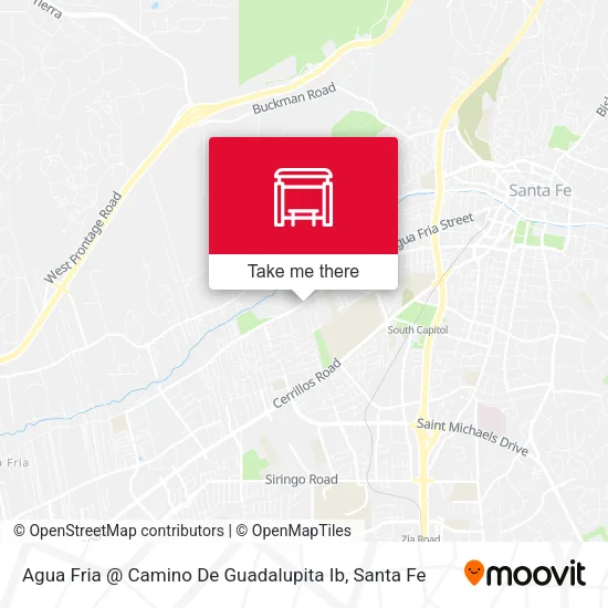 Mapa de Agua Fria @ Camino De Guadalupita Ib