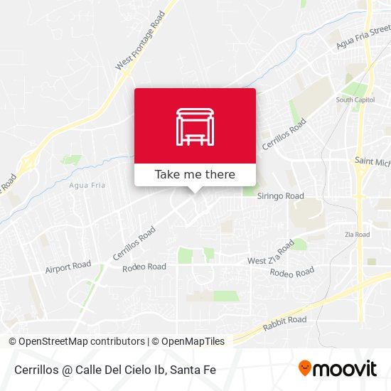 Cerrillos @ Calle Del Cielo Ib map