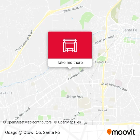 Mapa de Osage @ Otowi Ob