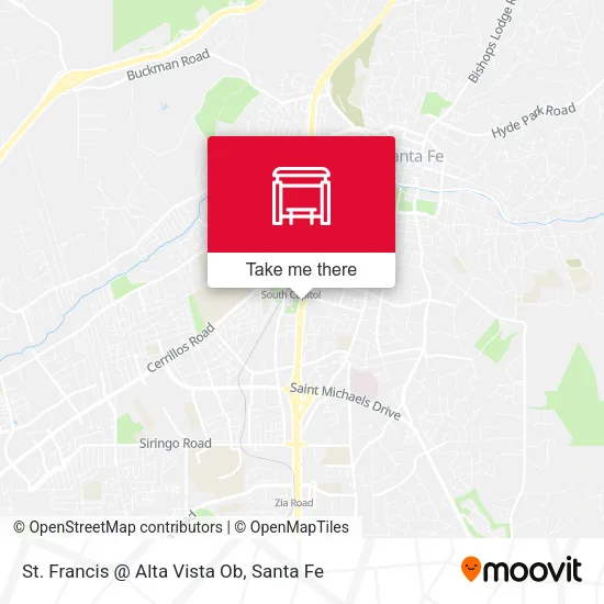 Mapa de St. Francis @ Alta Vista Ob