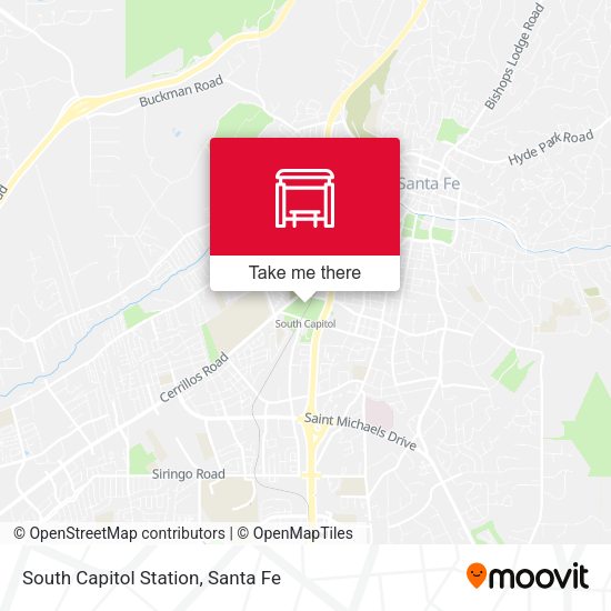 South Capitol Station map