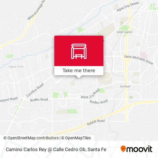Camino Carlos Rey @ Calle Cedro Ob map