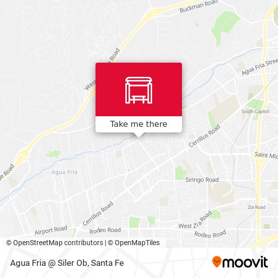 Mapa de Agua Fria @ Siler Ob