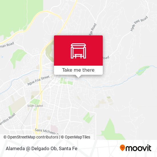 Alameda @ Delgado Ob map