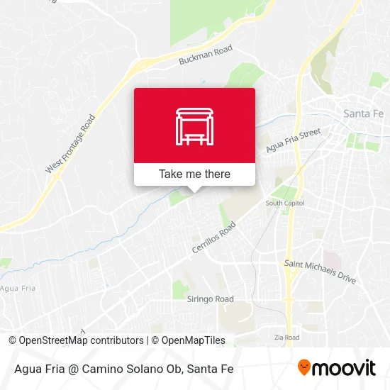 Mapa de Agua Fria @ Camino Solano Ob