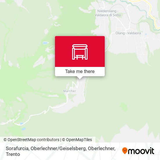 Sorafurcia, Oberlechner / Geiselsberg, Oberlechner map