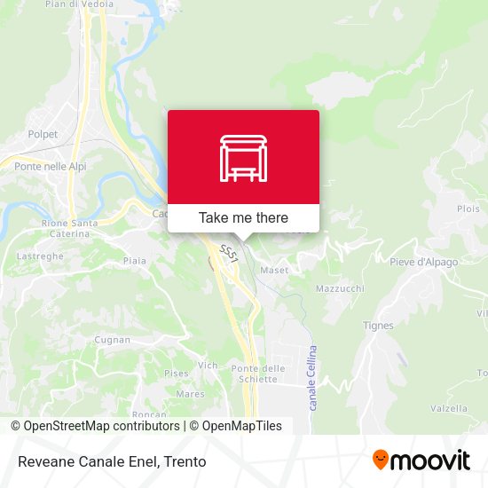 Reveane Canale Enel map