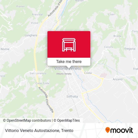 Vittorio Veneto Autostazione map
