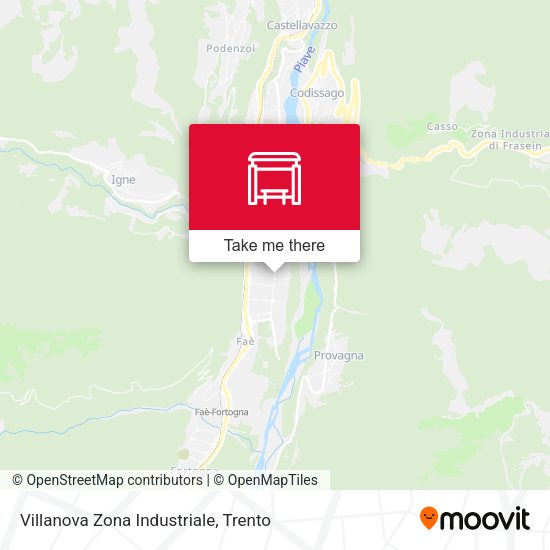 Villanova Zona Industriale map