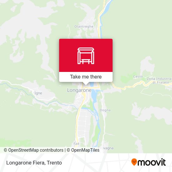 Longarone Fiera map