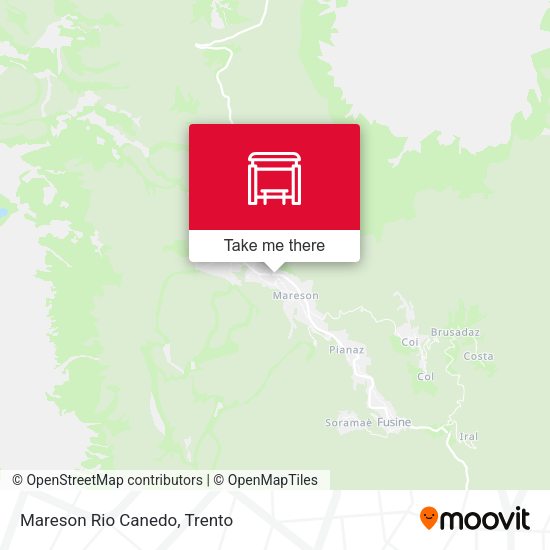 Mareson Rio Canedo map