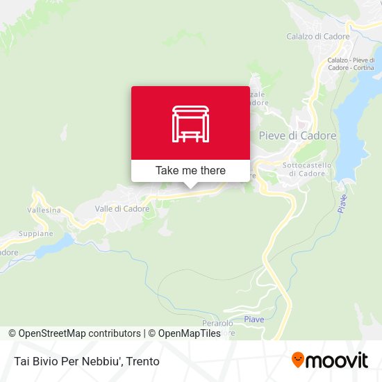 Tai Bivio Per Nebbiu' map