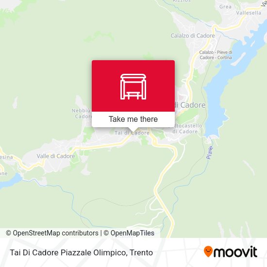 Tai Di Cadore Piazzale Olimpico map