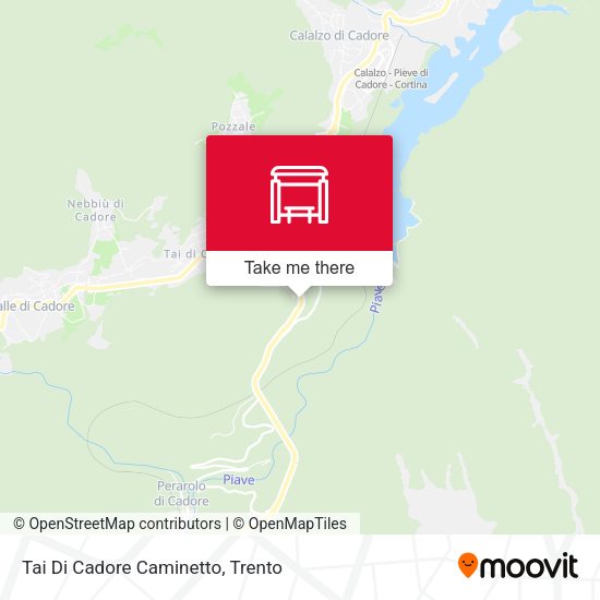 Tai Di Cadore Caminetto map