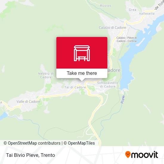 Tai Bivio Pieve map
