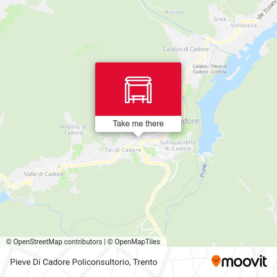 Pieve Di Cadore Policonsultorio map