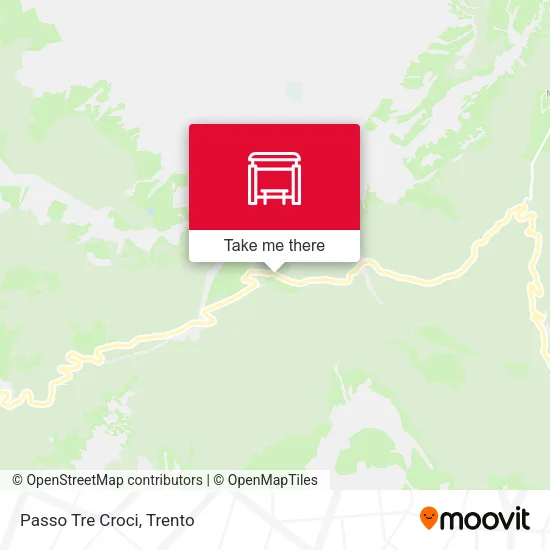 Passo Tre Croci map