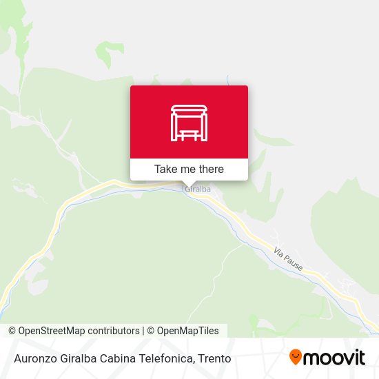 Auronzo Giralba Cabina Telefonica map