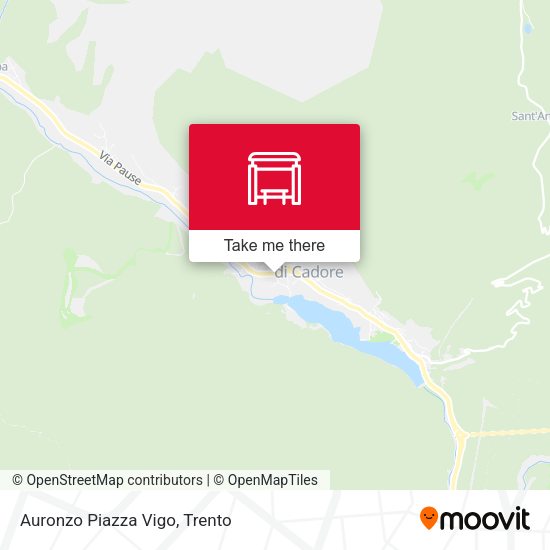 Auronzo Piazza Vigo map