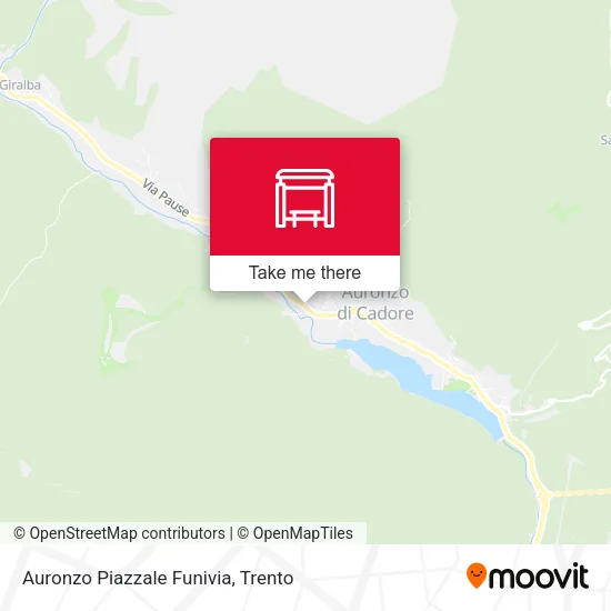 Auronzo Piazzale Funivia map