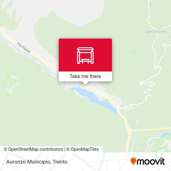 Auronzo Municipio map